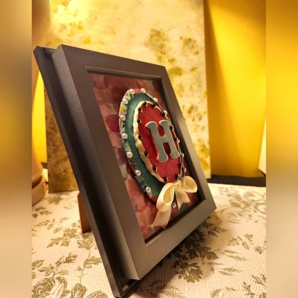 Hand Crafted 3D Initials 
